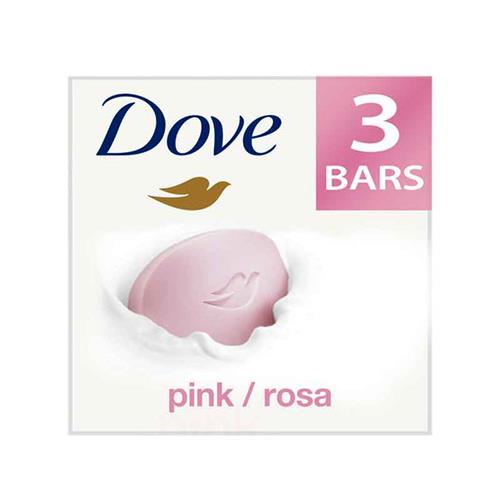 DOVE PINK BATHING BAR 3*100g